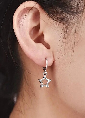 Accessorize GÜMÜŞ YILDIZ KÜPE