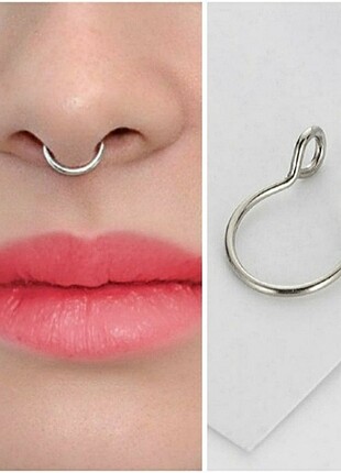 GÜMÜŞ SEPTUM PIERCING