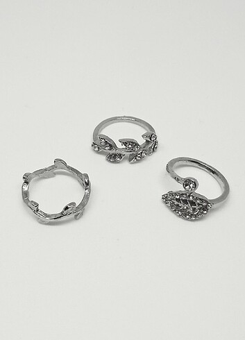 Accessorize ZİRKON TAŞLI EKLEM YÜZÜK SETİ
