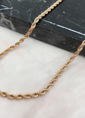 Beden Rose Gold Burgu Gözlük Zinciri
