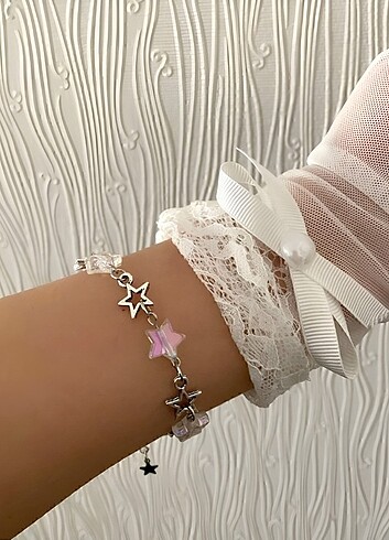 Accessorize Fairycore Y2k Hologram Yıldızlı Bileklik