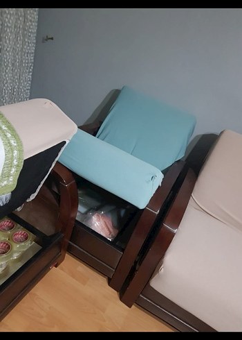 Bej Modern Kanepe Örtüsü - Görsel 2