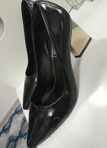 40 Beden siyah Renk DGN topuklu ayakkabı 