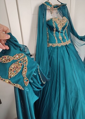 38 Beden çeşitli Renk Miss defne kina gecesi elbisesi
