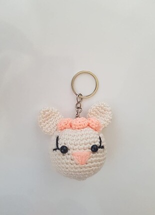 Amigurumi Tavşan kafa anahtarlık ????