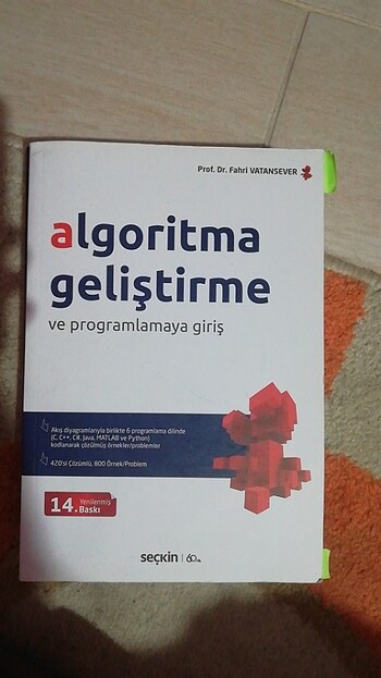 algoritma geliştirme ve programlamaya giriş