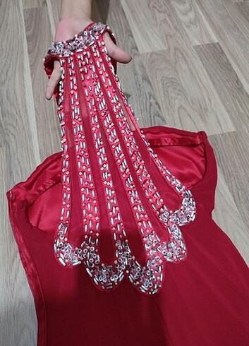 36-38 bedene uygun gece elbisesi  - Görsel 4