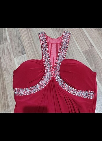 36-38 bedene uygun gece elbisesi  - Görsel 2