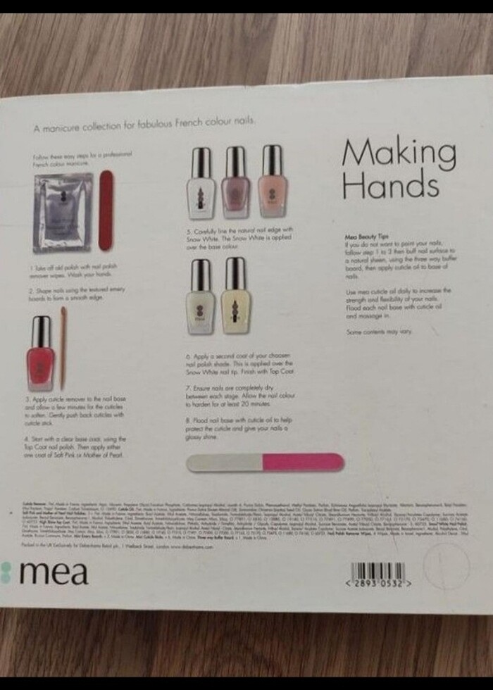 Yurtdışından geldi tırnak bakım seti - Görsel 5