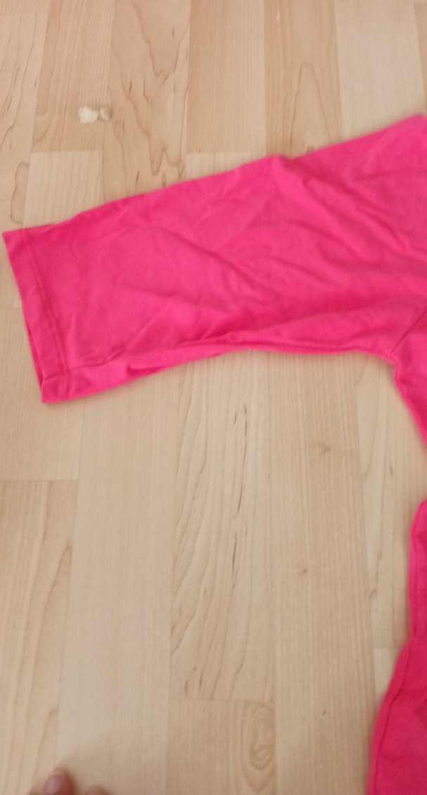 Pembe Baskılı Hamile Tişörtü, Kısa Kollu - Görsel 4