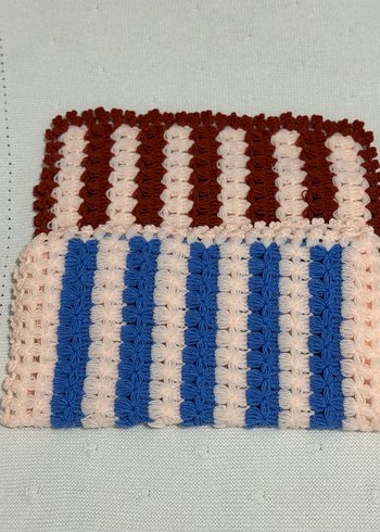 Rengarenk Motifli El Yapımı lifler - Görsel 10