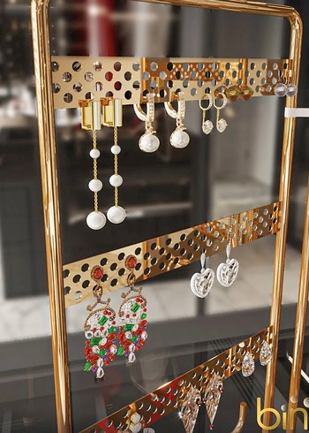 Parlak Altın Renkli takı Organizeri - Görsel 7