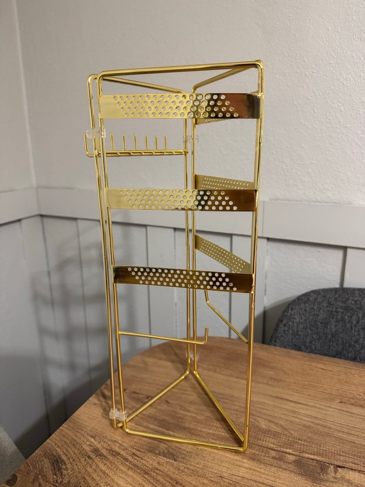 Parlak Altın Renkli takı Organizeri - Görsel 2