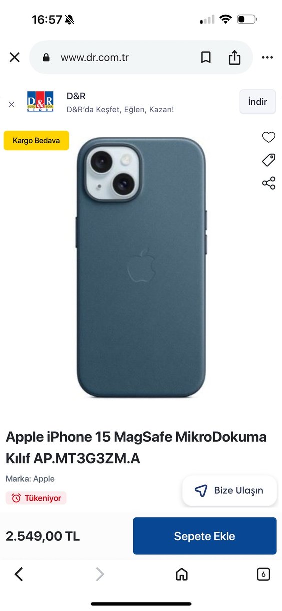 Koyu Mavi renk geçişli  iPhone 15 pro Kılıfı - Görsel 5