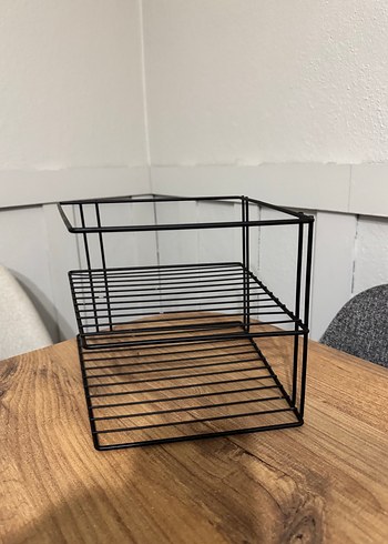 Dolap İçi Metal Raf / Düzenleyici  Siyah - Görsel 3