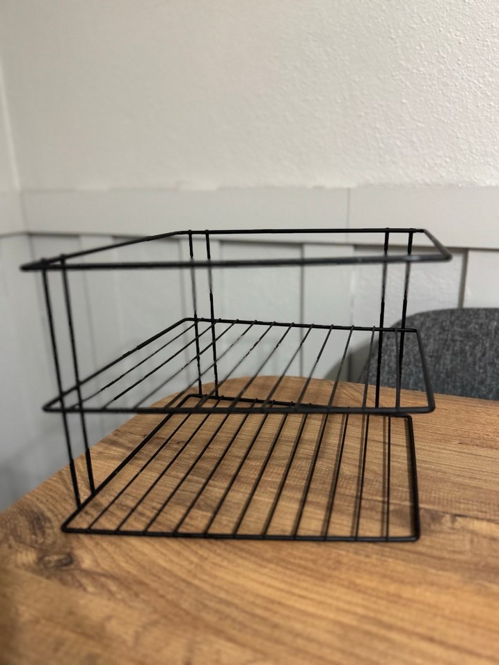 Dolap İçi Metal Raf / Düzenleyici  Siyah - Görsel 4