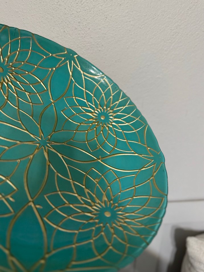 Özel tasarım el yapımı dekoratif tabak - Görsel 2