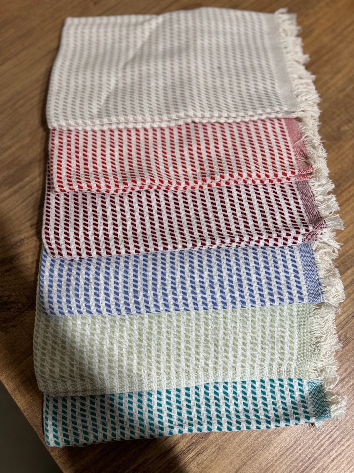 Nakışlı Çok Renkli Bohem Mutfak Havlusu - Görsel 3