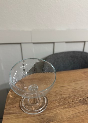 Ayaklı cam kase sunumluk - Görsel 5