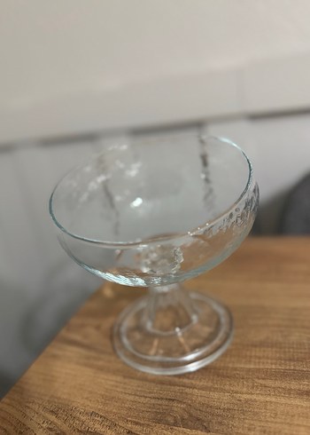 Ayaklı cam kase sunumluk - Görsel 4