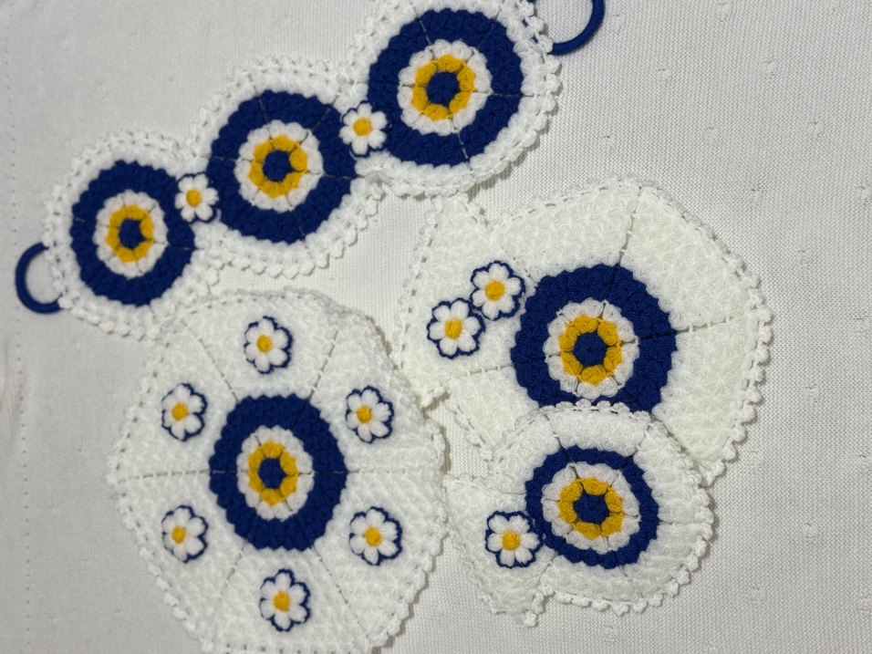 El Yapımı Bohem Motifli Örgü Süsler - Görsel 2