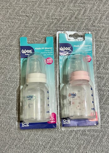 Wee Baby Bebek Biberonu 125 ml Pastel Renkli - Görsel 2