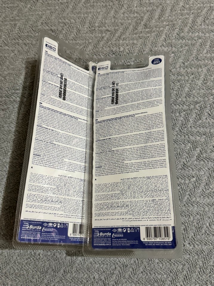 Wee Baby Bebek Biberonu 125 ml Pastel Renkli - Görsel 3