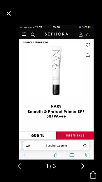 Nars primer Baz