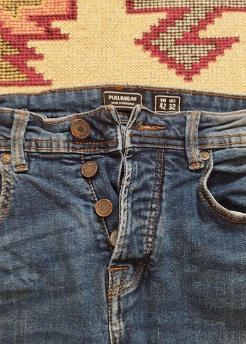 Kadın Renkli Bol Kesim Denim Jean - Görsel 5