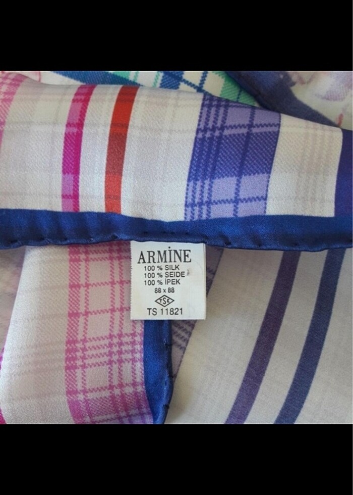 Armine ipek eşarp - Görsel 2