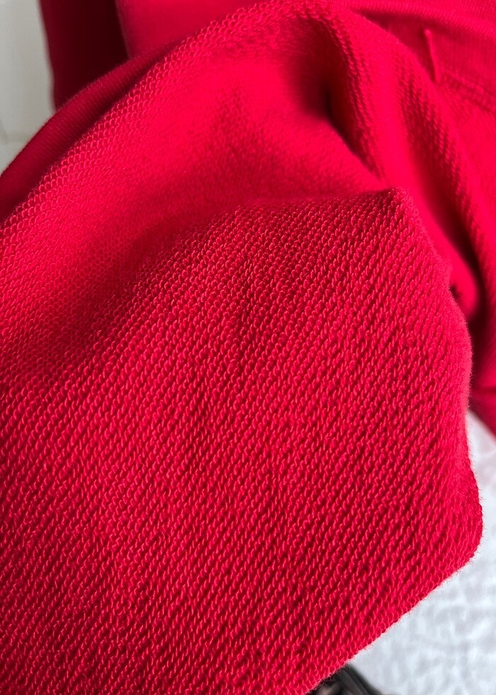 Zara kırmızı günlük elbise - Görsel 2