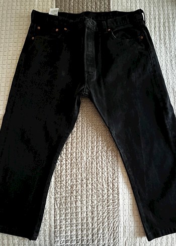 Lee cooper Siyah Baskılı Rahat Kesim Erkek Kot Pantolon - Görsel 2