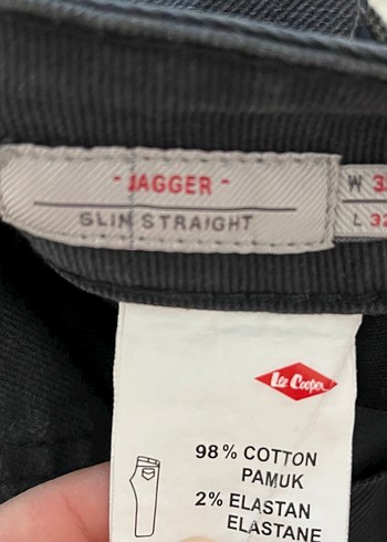 Lee cooper Siyah Baskılı Rahat Kesim Erkek Kot Pantolon - Görsel 5
