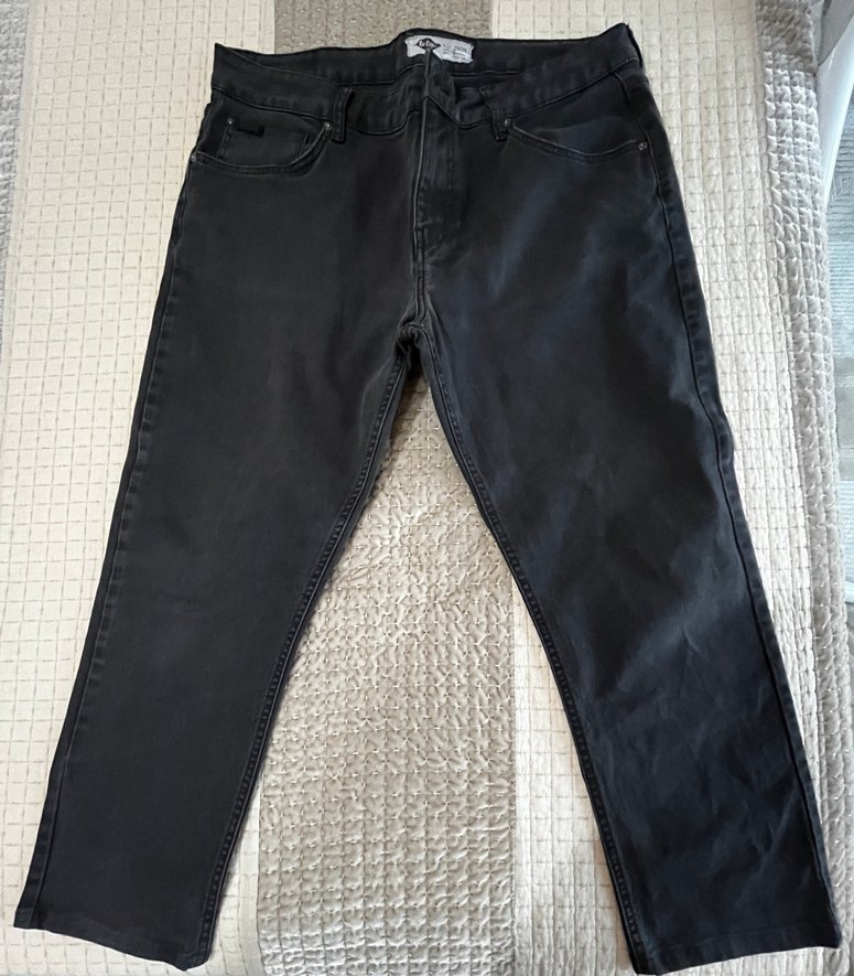 Lee cooper Siyah Baskılı Rahat Kesim Erkek Kot Pantolon - Görsel 3