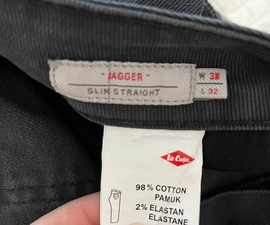 Lee cooper Siyah Baskılı Rahat Kesim Erkek Kot Pantolon - Görsel 5