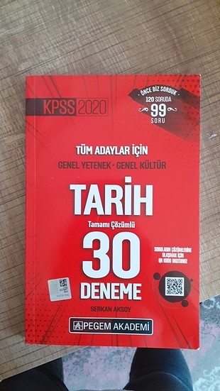 Kpss 2020 test kitabı tarih