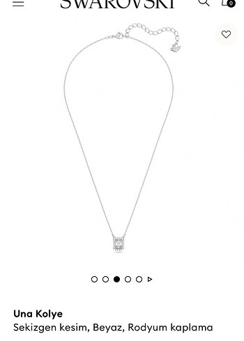 Swarovski kolye - Görsel 7