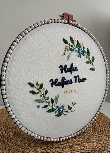 Tasarımcı Kişiye özel kasnak işleme pano