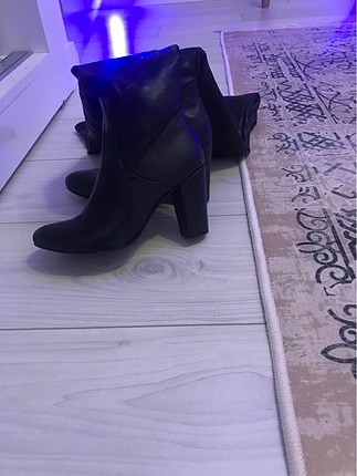 Deri diz üstü çorap çizme 36-37 arası