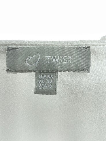 38 Beden beyaz Renk Twist Kısa Elbise %70 İndirimli.