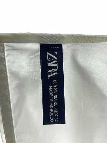 xl Beden beyaz Renk Zara Kısa Elbise %70 İndirimli.