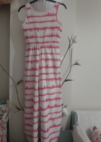 Pembe Batik Desenli zara tulum