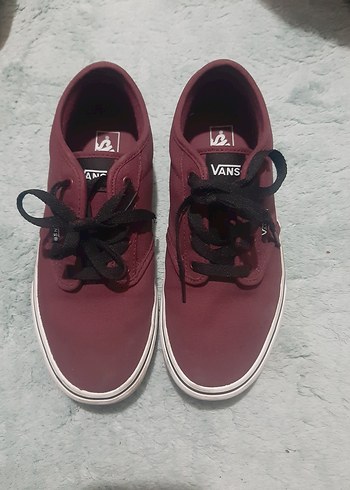 Bordo Vans Kadın Spor Ayakkabı