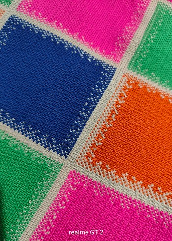 Renkli Kareli Etek - Görsel 2