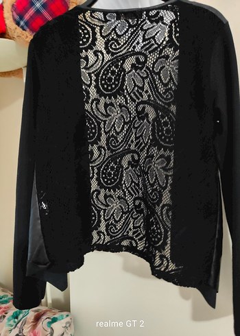 beyliss siyah dantel hırka ceket - Görsel 2