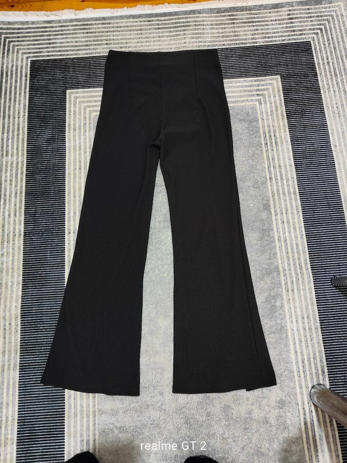 Siyah İspanyol pantolon - Görsel 2