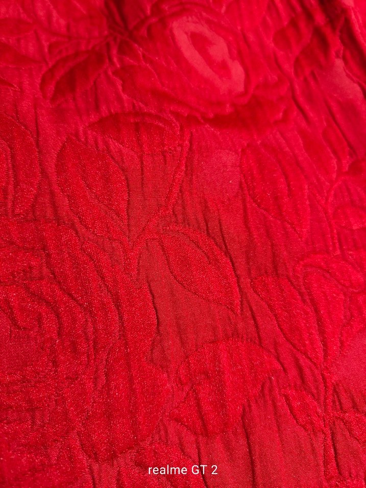 Kolsuz Kırmızı Midi Elbise - Görsel 4