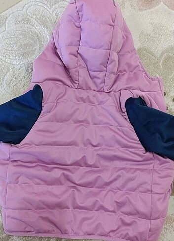 Diğer Lila Lacivert Unisex Bebek Mont