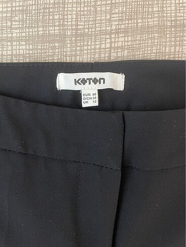 40 Beden Siyah klasik pantolon