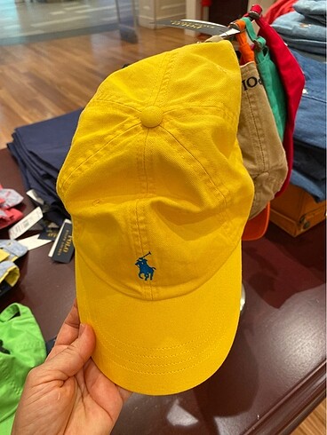 Polo ralph lauren sarı şapka